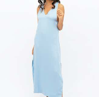 Capri | TENCEL™ Maxi Dress | Sommerhus Blue from 1 People in ethical skirts & dresses, Women's Sustainable Clothing