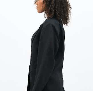 Havana | Linen Oversized Blazer | Licorice Black from 1 People in ethically made coats & jackets for women, Women's Sustainable Clothing