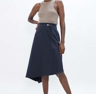 Mallorca | Organic Cotton Twill Asymmetric Skirt | Summer Night from 1 People in ethical skirts & dresses, Women's Sustainable Clothing