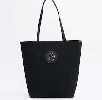 Monte Carlo | Vegan Leather Tote Bag | Oyster Black from 1 People in Women's Sustainable Clothing