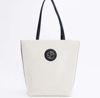 Monte Carlo | Vegan Leather Tote Bag | White Dove from 1 People in Women's Sustainable Clothing