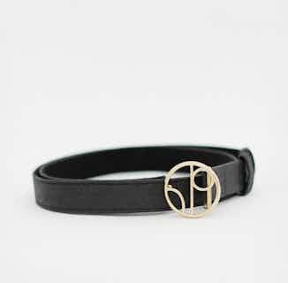 Antwerp | Piñatex® Thin Belt | Charcoal Black from 1 People in Women's Sustainable Clothing