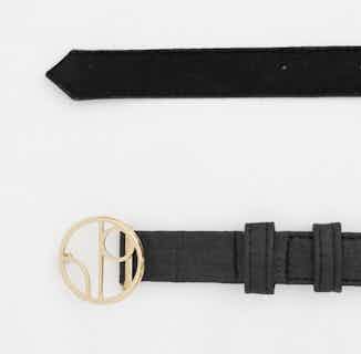 Antwerp | Piñatex® Thin Belt | Charcoal Black from 1 People in Women's Sustainable Clothing