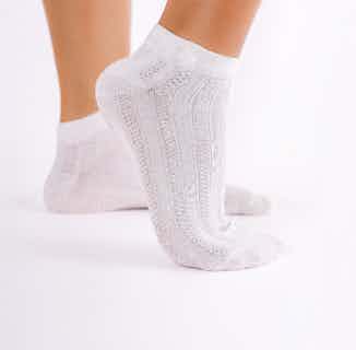 Modal Ankle Socks | All White from 1 People in Women's Sustainable Clothing
