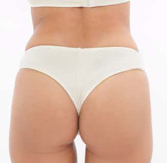 Turin | PYRATEX® Tencel Tanga Panties | Powder from 1 People in sustainable briefs for women, eco friendly undies for women