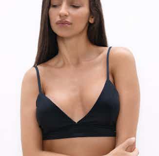 Paris |  PYRATEX® Tencel Skin-caring Essential Bra Top | Black Sand from 1 People in sustainable bras, eco friendly undies for women