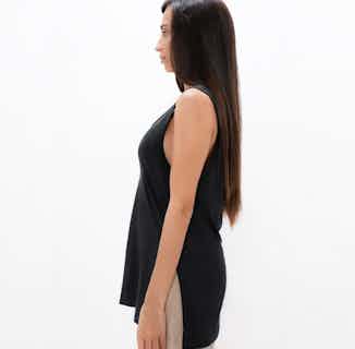 Cusco | PYRATEX® Tencel V-Neck Tank Top | Black Sand from 1 People in sustainable vest tops, Sustainable Tops For Women