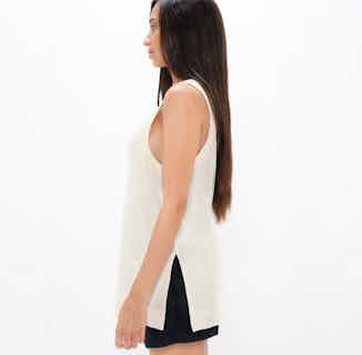 Cusco | PYRATEX® Tencel V-Neck Tank Top | Powder from 1 People in sustainable vest tops, Sustainable Tops For Women