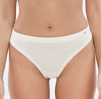 Jasper |  PYRATEX® Tencel G-String Panties | Powder from 1 People in sustainable briefs for women, eco friendly undies for women