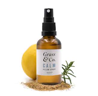 Calm | Essential Oil Pillow Spray | Lemon, Rosemary & Chamomile | 50ml from Grass & Co. in organic home fragrance, eco-friendly homeware