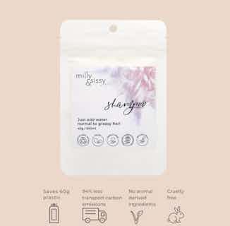 Zero Waste Natural Shampoo Suitable for Normal or Greasy Hair Refill | 40g/500ml from Milly & Sissy in Sustainable Beauty & Health