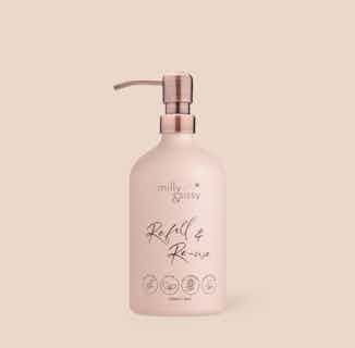 British Made Re-usable Refill Life Bottle | 500ml | Blush from Milly & Sissy in eco bathroom products, Sustainable Homeware & Leisure