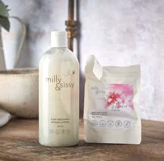 Zero Waste Natural Shower Crème Refill | Cherry Blossom | 40g/500ml from Milly & Sissy in Sustainable Beauty & Health
