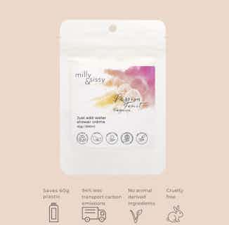 Zero Waste Natural Shower Crème Refill | Passion Fruit | 40g/500ml from Milly & Sissy in Sustainable Beauty & Health