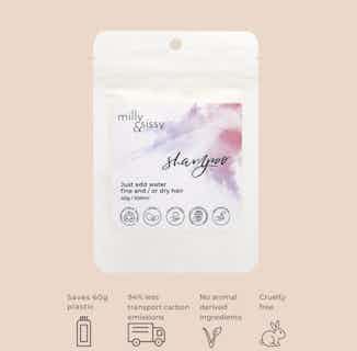 Zero Waste Shampoo For Fine & Dry Hair | 40g/500ml Refill from Milly & Sissy in Sustainable Beauty & Health