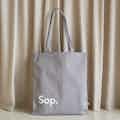 Sop Tote | Organic Cotton Bag | Grey-Blue from Sop in sustainable canvas tote bags, sustainable designer bags