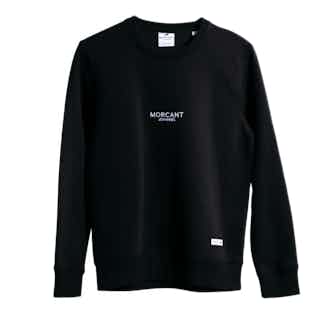 GOTS Organic Cotton Logo Unisex Sweater | Black from Morcant