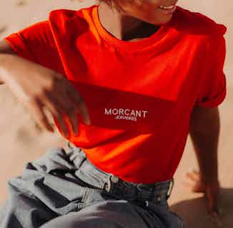 GOTS Organic Cotton Logo Unisex T-Shirt | Red from Morcant in Women's Sustainable Clothing