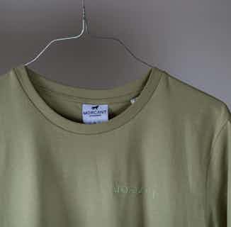 GOTS Organic Cotton Boxy Relaxed T-Shirt | Sage Green from Morcant in Women's Sustainable Clothing