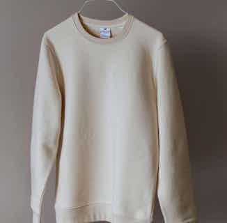 GOTS Organic Cotton Unisex Crewneck Sweater | Natural Beige from Morcant in sustainable women's sweaters, Sustainable Tops For Women