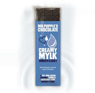 CREAMY MYLK  -  Plant-based Milk Chocolate - 35g from Mr Popple's Chocolate in ethical chocolate bars, ethically sourced chocolate