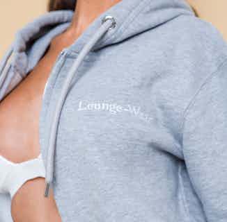 Sonny | Organic Cotton Blend Women's Zipper Hoodie | Space Grey from Lounge Wear in sustainably made hoodies, Sustainable Tops For Women