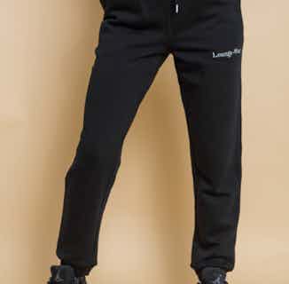 Megan | Organic Cotton Blend Women's Cuffed Joggers | Black from Lounge Wear in Women's Sustainable Clothing