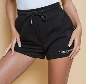 Madison | Organic Cotton Blend Women's Shorts | Black from Lounge Wear in Women's Sustainable Clothing