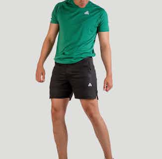 Sustainable TENCEL™ Eucalyptus Performance Shorts | Black from Iron Roots in eco-friendly sportswear, sustainable men's activewear