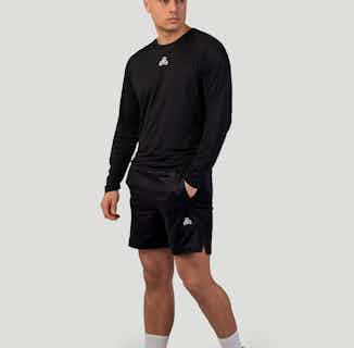 Sustainable TENCEL™ Eucalyptus Performance Longsleeve T-Shirt | Black from Iron Roots in eco-friendly sportswear, sustainable men's activewear