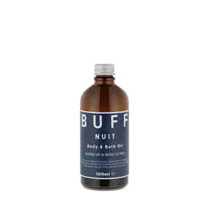 Nuit |  Warm Up & Wind Down Natural Body & Essential Bath Oil | 100ml from Buff Natural Body Care in sustainable boxer shorts for women, eco friendly undies for women