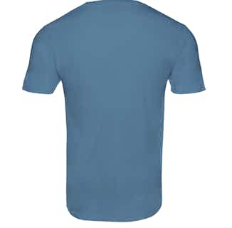Organic Cotton Crew Neck T-Shirt | Buxton Blue from Masson and Green in men's ethical t-shirts, men's sustainable tops