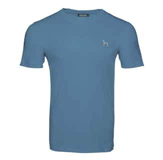 Organic Cotton Crew Neck T-Shirt | Buxton Blue from Masson and Green in men's ethical t-shirts, men's sustainable tops