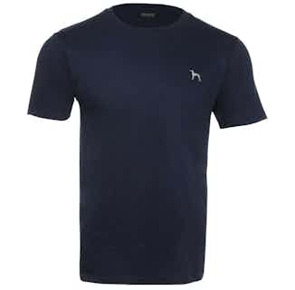 Organic Cotton Crew Neck T-Shirt | Navy from Masson and Green in men's ethical t-shirts, men's sustainable tops