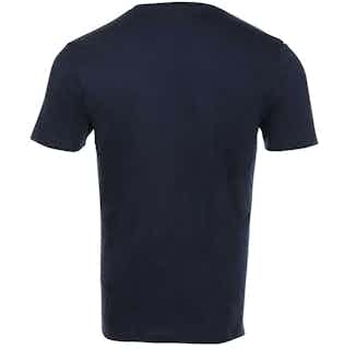 Organic Cotton Boys' Crew Neck T-shirt - Navy from Masson and Green in sustainable boys tops, sustainable boys clothing