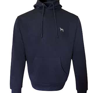 Finest Organic Cotton Men's Hoodie | Navy from Masson and Green in sustainable men's hoodies, men's sustainable tops