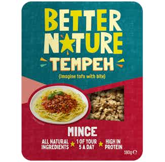 Natural Tempeh Soybean Mince | 180g from Better Nature in organic meat alternatives, Sustainable Food & Drink