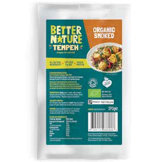 Organic Smoked Soybean Tempeh | 170g from Better Nature in Sustainable Food & Drink