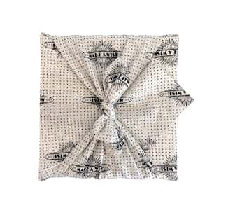 Fabric Gift Wrap Furoshiki Cloth - Make A Wish Single Sided from FabRap in sustainable gift wrapping & greeting cards, Sustainable Homeware & Leisure