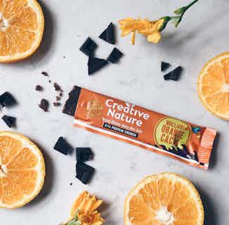 Orange Cacao Protein Crunch Bar | 16 Bars from Creative Nature in plant based snack boxes & hampers, Sustainable Food & Drink