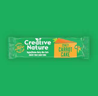 Crazy Carrot Cake Oatie Bar | 20 Bars from Creative Nature in plant based snack boxes & hampers, Sustainable Food & Drink