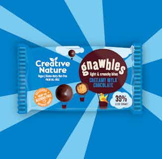 Dairy Free Mylk Chocolate Gnawbles | Box of 15 | 30g from Creative Nature in ethically sourced chocolate, Sustainable Food & Drink