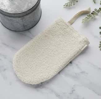 GOTs Organic Cotton Biodegradable Shower Mitt from Tabitha Eve in eco bathroom products, Sustainable Homeware & Leisure