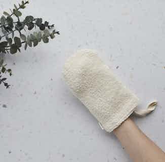 GOTs Organic Cotton Biodegradable Shower Mitt from Tabitha Eve in eco bathroom products, Sustainable Homeware & Leisure
