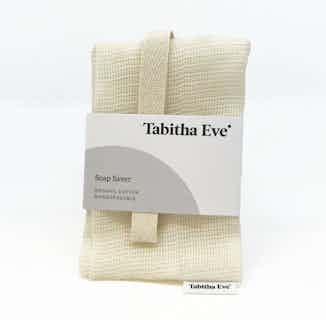 GOTs Organic Cotton Biodegradable Soap Saver | Cream from Tabitha Eve in eco bathroom products, Sustainable Homeware & Leisure