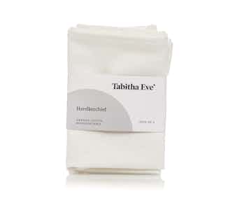 Reusable GOTs Organic Cotton Handkerchief Set from Tabitha Eve in sustainable kitchen items, Sustainable Homeware & Leisure