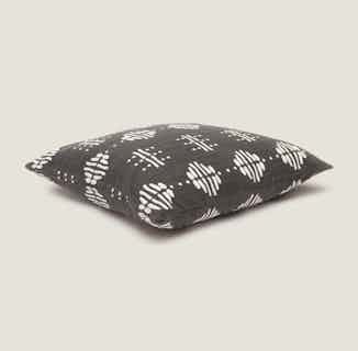 Nala Cushion Cover in Charcoal from Tikauo in sustainable furnishings, Sustainable Homeware & Leisure