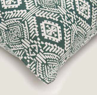 Omar | Recycled Cotton Cushion Cover | Green from Tikauo in sustainable cushion covers, sustainable furnishings