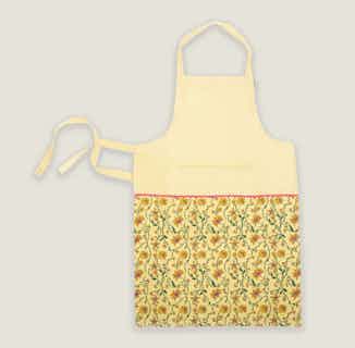 Bahar | Recycled Cotton Apron | Yellow from Tikauo in sustainable cookware, sustainable kitchen items