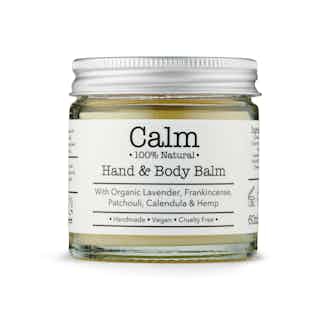 Calm | Organic Essential & Mineral Oils Hand & Body Balm | 60ml from Corinne Taylor in natural hand creams & foot care, vegan friendly skincare